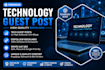 publish article on tech blog with saas guest post backlinks on USA UK websites