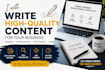 create high quality content for your business