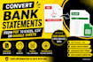 convert bank statement pdf to excel