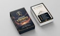 design printable card game box packaging, board game box and 3d mockup