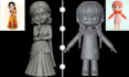 convert 2d image to 3d model 2d to 3d printable stl file 3d action figure