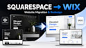 convert squarespace website to wix with responsive design
