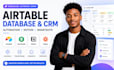 setup airtable database, CRM automation, notion and smartsuite