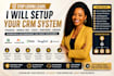 setup pipedrive monday CRM 17hats honeybook dubsado automation lead management