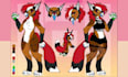 furry reference sheet fursona ref sheet anthro ref sheet nsfw anime ref sheet oc