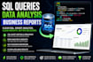 write sql queries and analyze your data