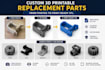 3d printable replacement parts from photos