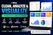 do python data analysis, data cleaning and visualization