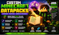 custom minecraft datapacks with commands and gameplay mechanics