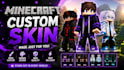 custom minecraft skins based on your character