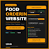 build complete food ordering website with admin dashboard and live order track