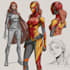 make super hero character design for you