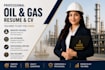 write a professional oil and gas resume and CV