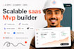 build a scalable saas, scalable map web app with full stack development