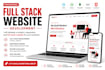 develop a full stack website