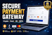 set up and integrate secure crypto, card, and 2d payment gateway integration