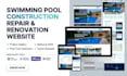 pool website pool construction pool repair swimming pool site pool contractor