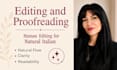 proofread and edit your italian text for natural flow