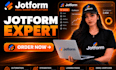 setup jotform automation jotform API integration page designer jotform newslette