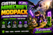 create, optimize or  fix your custom minecraft modpack for you