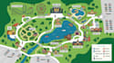 design 2d 3d themed maps, amusement park maps, wayfinding and vector maps