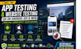 do app testing website testing, QA ios game, andriod user testing app review