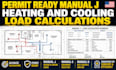 provide permit ready manual j heating and cooling load calculations