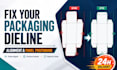 fix your packaging dieline alignment and panel positioning