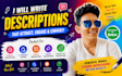 write stunning ecommerce product descriptions that sell