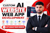be ai software developer for ai website development, full stack website ai agent