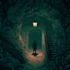 create a dark, horror, underground art illustration
