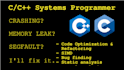 optimize your program, fix bugs, review systems utilities
