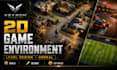create 2d game environment, level design in unreal engine