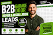 generate targeted garage door repair and installation leads