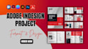 format, design adobe indesign project, workbook, magazine, catalog, user guide