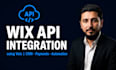 build third party wix API integrations with custom velo code