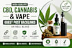 build cbd, cannabis, and vape guest post backlinks on real blogs