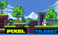 create pixel art game backgrounds, environments and tilesets