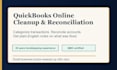 clean up and reconcile your quickbooks online transactions