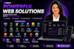 build a custom responsive web application