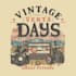 make vintage design t shirt and retro illustration