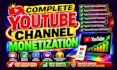 help complete youtube channel monetization requirements with organic promotion