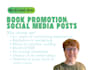 create social media posts promoting your book