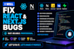 fix react web application bugs