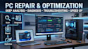 deeply analyze, diagnose, repair and optimize your windows PC
