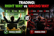 design high CTR trading and finance youtube thumbnails