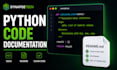 write professional python code documentation