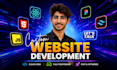 be front end developer or responsive static HTML website maker