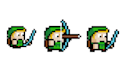 do pixel art animation, pixel sprite sheet and pixel game asset for video game