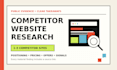 research your competitors websites